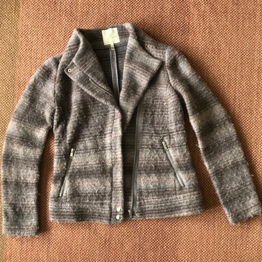 Joie Knit Moto-style Jacket